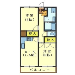 ロワ・黒崎の物件間取画像